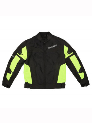 Kurtka motocyklowa dziecięca Modeka X-Vent czarno-neonowa