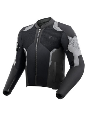 Kurtka motocyklowa tekstylna Rebelhorn Jax czarno-szara