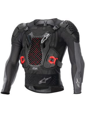 Zbroja motocyklowa Alpinestars Bionic Plus V2 czarno-czerwono-szara