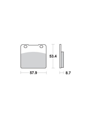 KLOCKI HAMULCOWE SBS 577 HS
