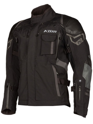 Kurtka motocyklowa tekstylna Klim Kodiak czarno-szara