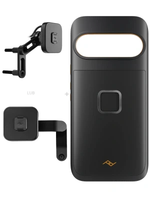 Zestaw na motocykl: etui Peak Design Mobile Gnar do smartfona Google Pixel 10/ Pro z mocowaniem motocykla