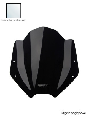 Szyba motocyklowa MRA "SH" przezroczysta