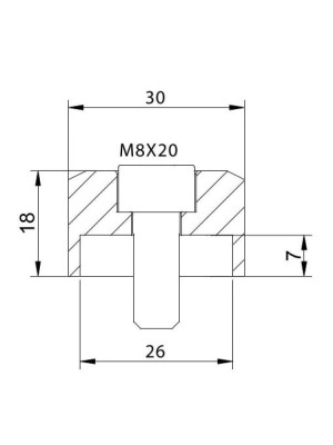 Adapter lusterek PUIG Hi-Tech 4 do kierownicy Kawasaki / KTM