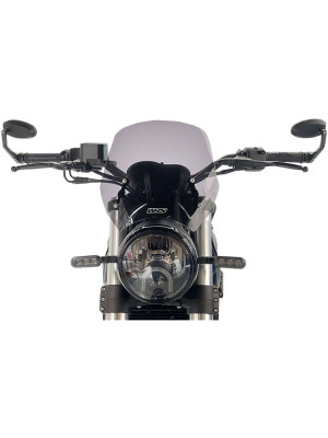 Szyba motocyklowa WRS Touring Benelli Leoncino 500 (17-24)/ Trail (18-) mocno przyciemniana [bez mocowania]