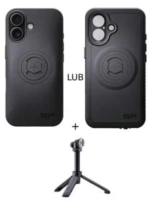 Zestaw: etui na telefon iPhone 17 + statyw/selfie stick SPC+ SP Connect