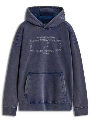 Bluza z kapturem Alpinestars Infinite Washed niebieska