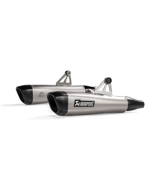Tłumiki motocyklowe Slip-On Line [Titanium + Carbon] Akrapović do Triumph Bonneville T120 [16-20] / T100 [17-20]