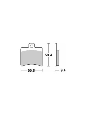 Klocki hamulcowe [tył] SBS 152 CT