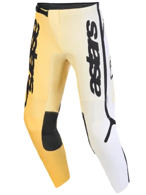 Spodnie cross Alpinestars MX Fluid Apex żółto-czarno-białe