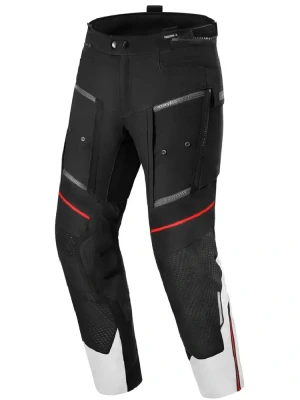 Spodnie motocyklowe tekstylne Shima Hero 3.0 szaro-czerwone