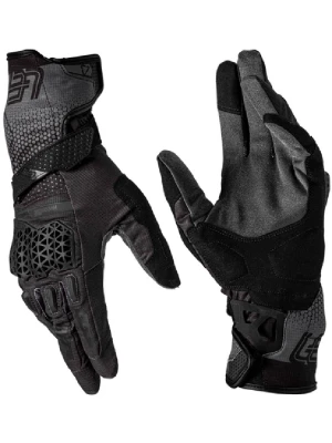Rękawice motocyklowe Leatt Hydradri 5.5 Stealth czarno-szare