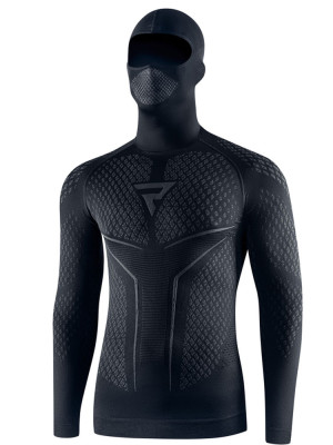 Bluza termoaktywna Rebelhorn Therm II 2 in 1 czarno-szara