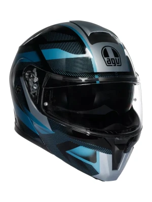 Kask szczękowy AGV Streetmodular Ledro czarno-niebieski matowy