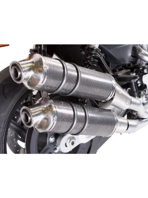 Tłumik motocyklowy G.P.R Poppy Tondo Harley-Davidson XR 1200 (08-12) stalowy [z homologacją]