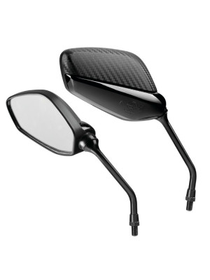 Lusterka Lampa Splinter mocowane na kierownicy [para; prawy gwint M10 x 1,25]