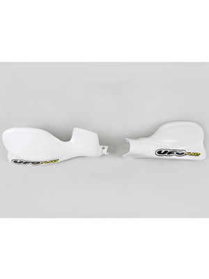 Osłony rąk (handbary) UFO do Hondy CRF 450R (02-03) białe