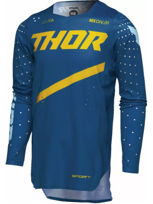 Bluza enduro dziecięca Thor Sportmode Brave niebieska
