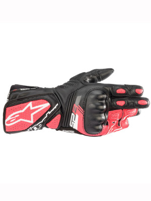 Rękawice motocyklowe damskie Alpinestars Stella SP-8 v3 czarno-różowe