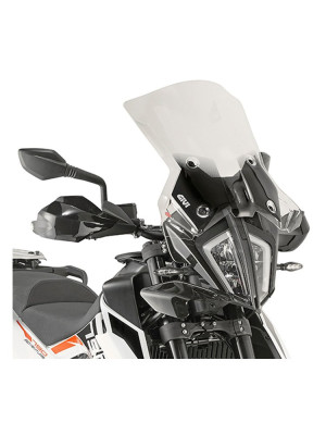 Szyba motocyklowa Givi do KTM 790 Adventure / R (19-20), 890 Adventure (21-22), 390 Adventure (20-24) przezroczysta [mocowanie w zestawie]