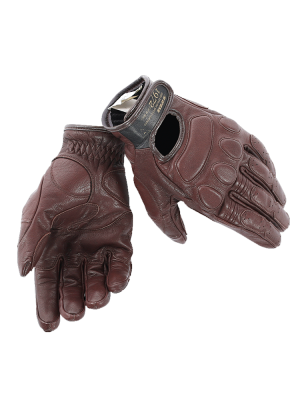 Rękawice motocyklowe skórzane Dainese Blackjack brązowe