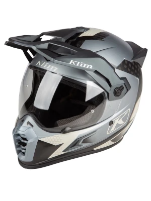 Kask adventure Klim Krios Pro Charger szaro-czarny