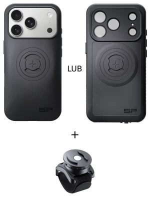 Zestaw: etui na telefon iPhone 17 Pro + uchwyt na rzep SPC+ SP Connect