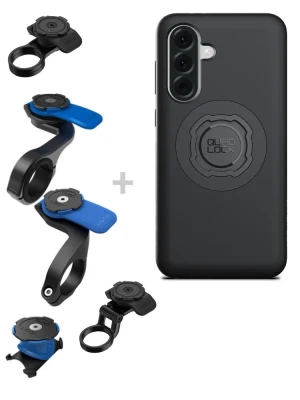 Zestaw rowerowy: etui MAG na telefon Samsung Galaxy A36 (magnetyczne) + mocowanie Quad Lock