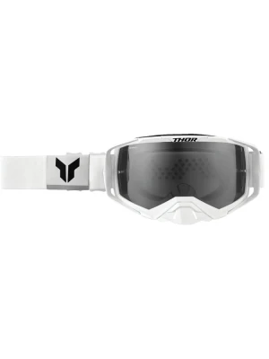 Gogle motocyklowe Thor Activate lustrzaną szybką białe