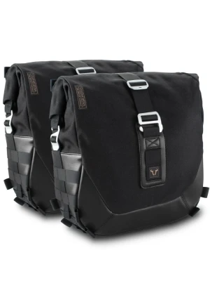 Zestaw sakw bocznych Legend Gear LC2 ze stelażami SW-Motech Husqvarna Svartpilen (23-)/ Vitpilen 401 (23-25) czarne [poj.: 2 x 13,5 L]