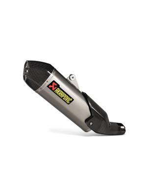 Tłumik motocyklowy Slip-On Line [Titanium + Carbon] Akrapovič do Ducati DesertX (22-24)/ Rally (24)