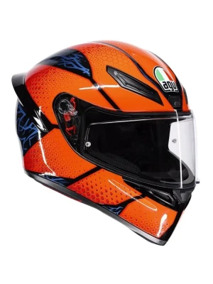 Kask integralny AGV K1 S Speedarmor czarno-pomarańczowo-niebieski