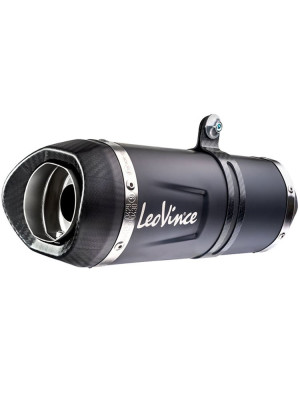 Pełny układ wydechowy LeoVince LV One Evo Black Edition [Stainless Steel] do Yamaha MT-07/ YZF-R7/ XSR 700 (21-24)