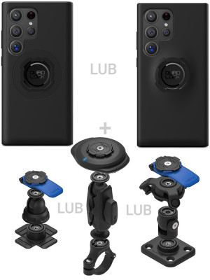 Zestaw 360 Quad Lock: etui na telefon Samsung Galaxy S24 Ultra + wybrane komponenty