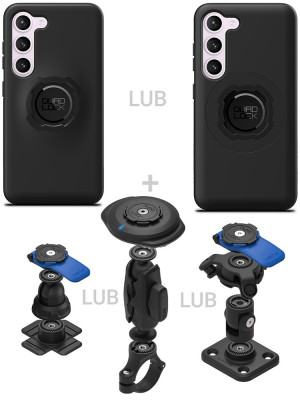 Zestaw 360 Quad Lock: etui na telefon Samsung Galaxy S23 oraz wybrane komponenty
