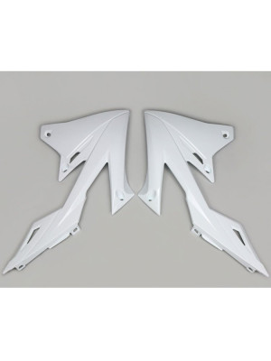 Osłony chłodnicy UFO do Suzuki RMZ 250 (19-), RMZ 450 (18-) białe