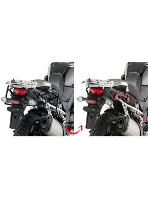 Stelaż GIVI do szybkiego demontażu pod kufry boczne Monokey, Retro Fit Suzuki DL 1000 V-Strom [14-19]