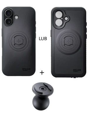Zestaw: etui na telefon iPhone 17 + uchwyt kulowy Pro SPC+ SP Connect