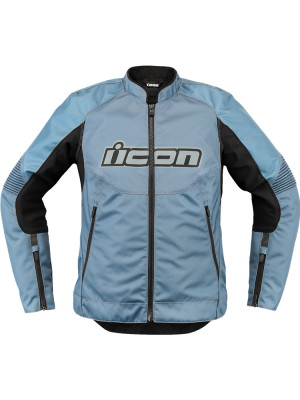 Kurtka motocyklowa damska tekstylna Icon Overlord 3 niebieska