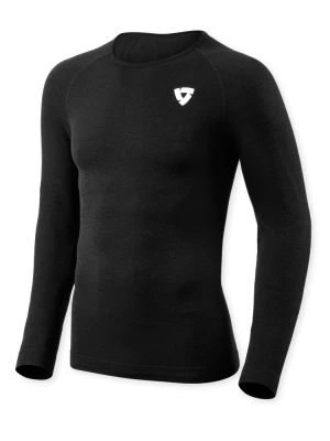 Koszulka termoaktywna z długim rękawem REV’IT! Heliox unisex, czarna