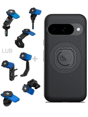 Zestaw na motocykl: etui MAG na telefon Google Pixel 10/10 Pro (magnetyczne) + mocowanie Quad Lock