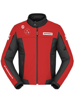 Kurtka motocyklowa tekstylna Spidi Corsa Tex czerwono-czarna
