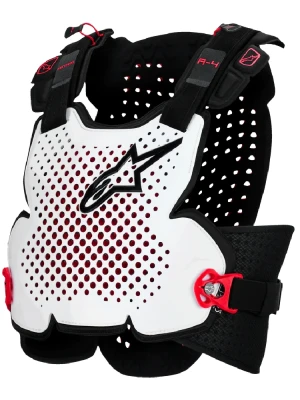 Buzer Alpinestars MX A-4 Plasma czarno-biało-czerwony