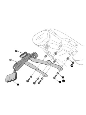 Fender eliminator PUIG do Honda CB125R / CB300R (18-)