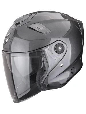 Kask otwarty Scorpion EXO-GT Jet Solid szary połysk