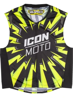 Kamizelka odblaskowa Icon Mil-Spec 3 czarna-fluo