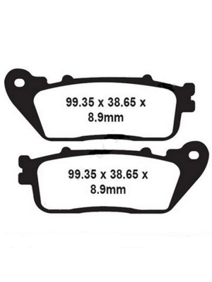 Klocki hamulcowe EBC FA381HH 103 x 48 x 10.9mm na tył