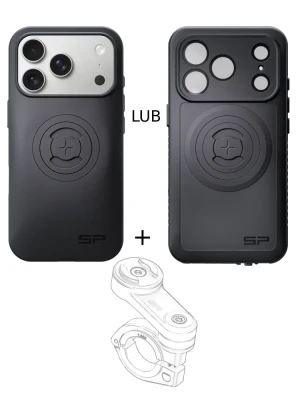 Zestaw na motocykl: etui na telefon iPhone 17 Pro + mocowanie SP Connect