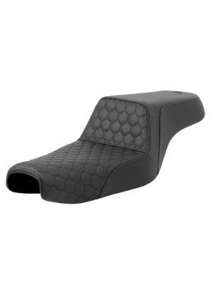 Kanapa motocyklowa dla kierowcy i pasażera Saddlemen Step-Up HC Harley Davidson Sportster XL 883/ 1200 (04-22) czarna [do zbiornika paliwa o poj.: 3,
