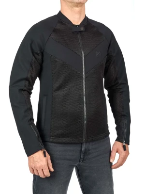 Kurtka motocyklowa tekstylna Pando Moto Stealth czarna